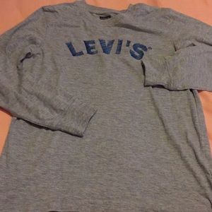 Boys- Long Sleeve Grey Levi’s Shirt